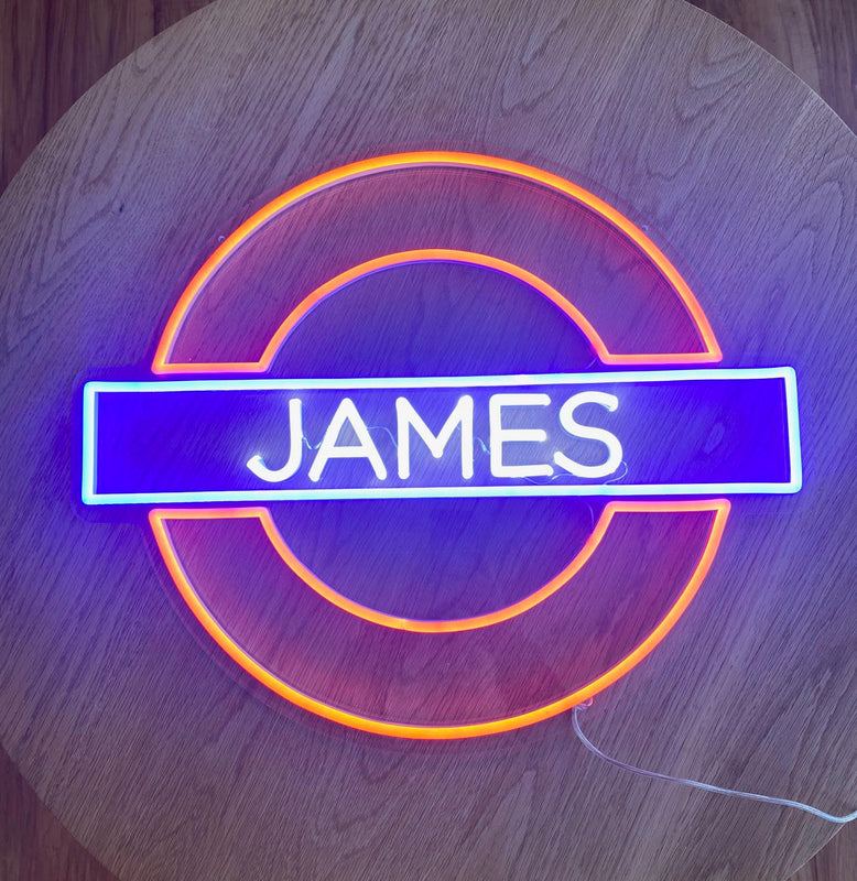 James Neon Sign