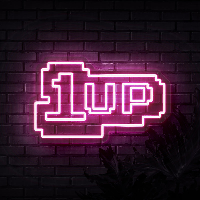 1 Up Neon Sign