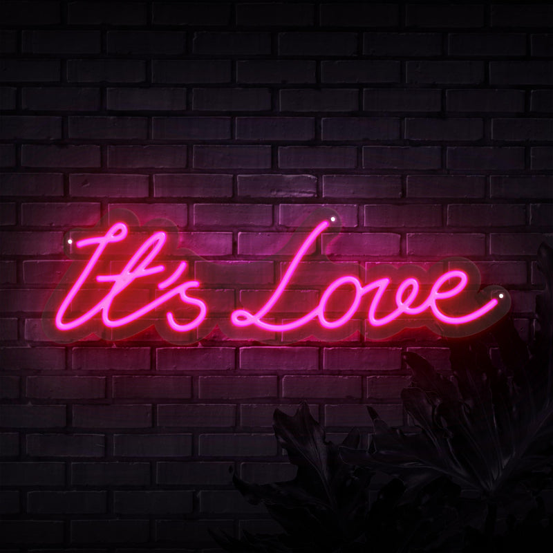 It's Love Neon Sign