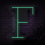 Personalized Initial Letter F Neon Sign