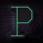 Personalized Initial Letter P Neon Sign