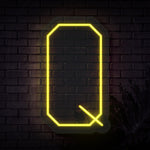 Personalized Initial Letter Q Neon Sign