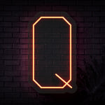 Personalized Initial Letter Q Neon Sign