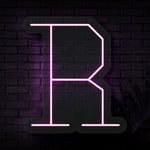Personalized Initial Letter R Neon Sign