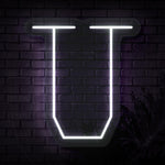 Personalized Initial Letter U Neon Sign