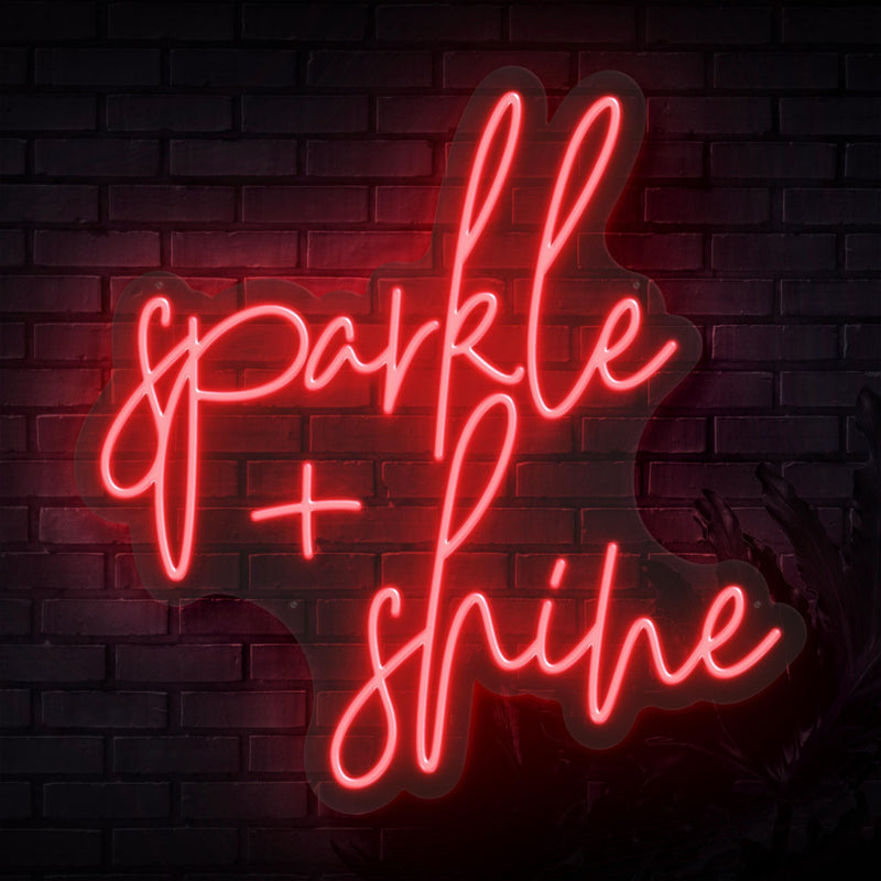 Sparkle & Shine Neon Sign