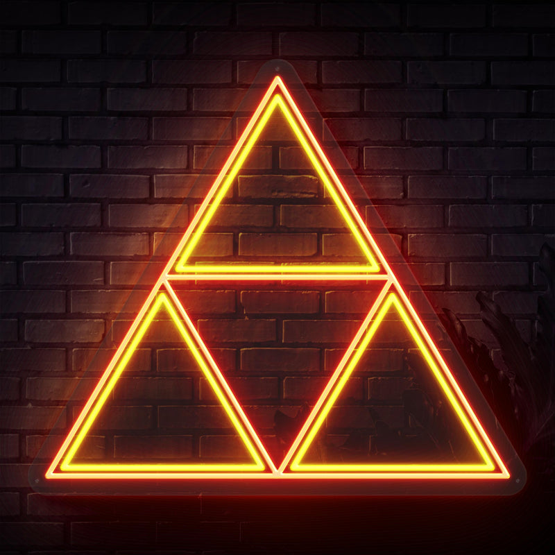 Triforce Neon Sign