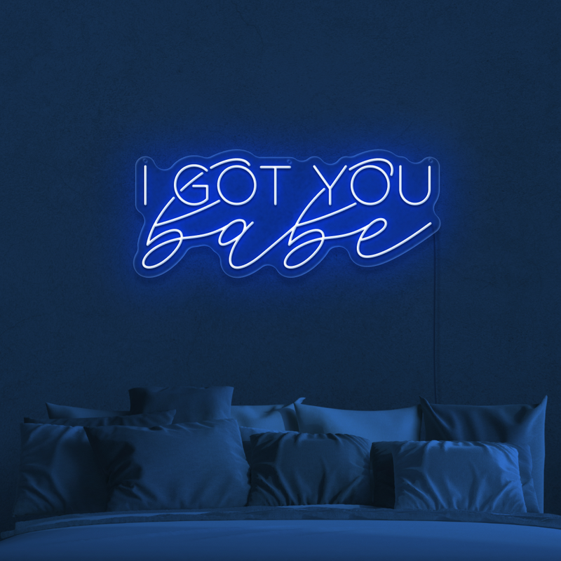I Got You Babe Block Neon Sign