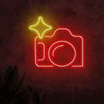 Camera Neon Sign